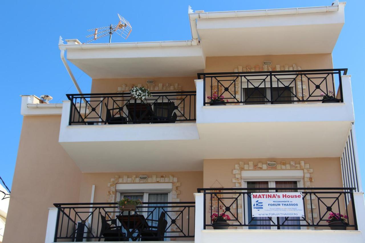 Matina'S Apartments Prínos Buitenkant foto